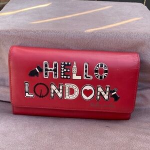 RADLEY LONDON Red 'Hello London' Wallet